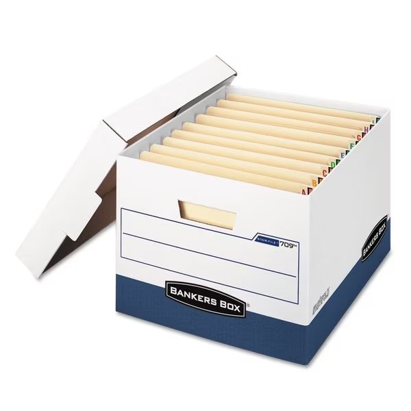 File, Letter/Legal, End Tab, PK12, BANKERS BOX, Mfr# 00709
